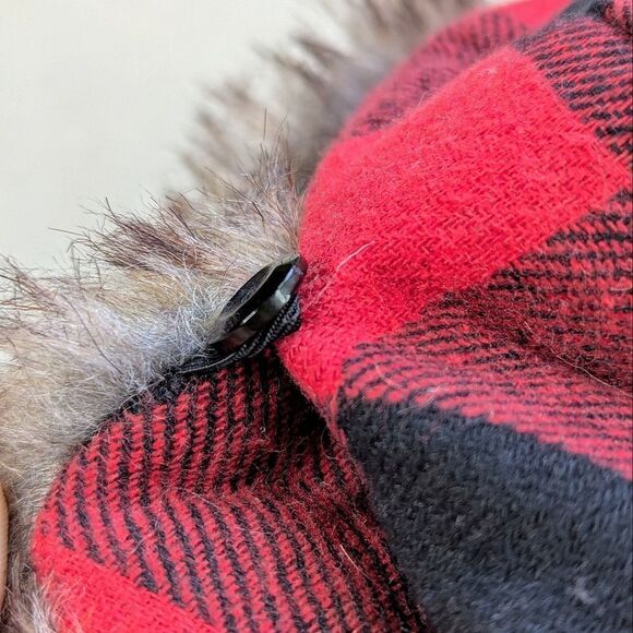 SA Company Red & Black Buffalo Plaid Trapper Hat main image 10